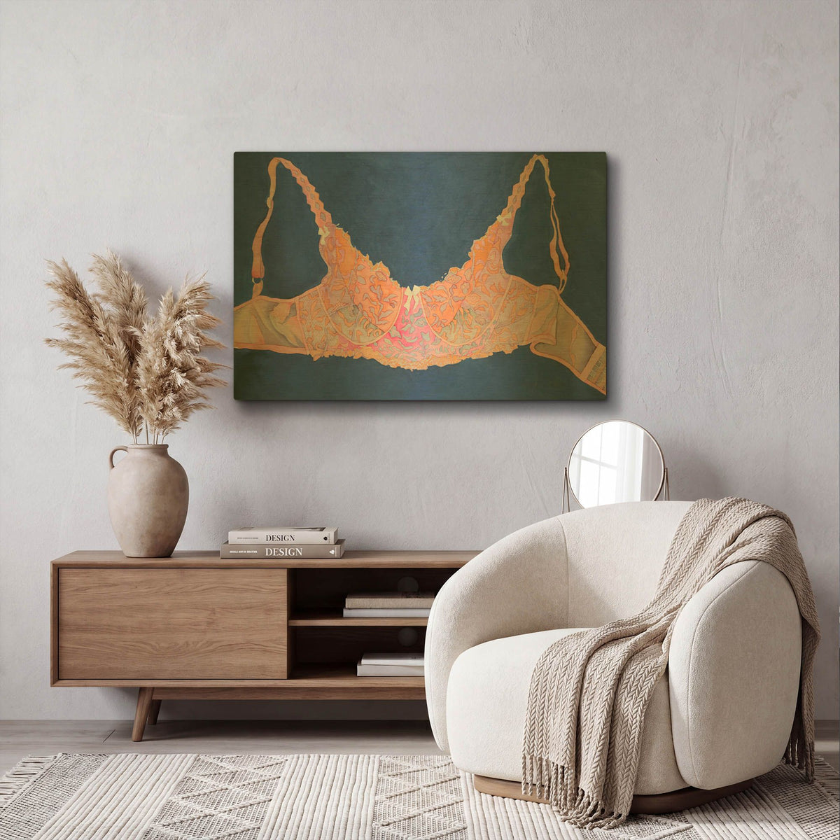 'French Lace 1' By Sharon Pitts Gold Metal Wall Art