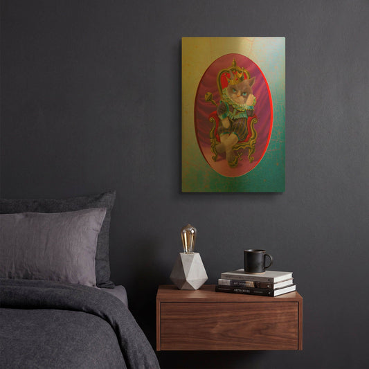 'It' By Valery Vecu Quitard Gold Metal Wall Art