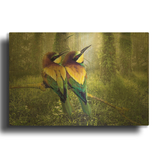 'A Bright Future' By Steve Hunziker OOB Gold Metal Wall Art