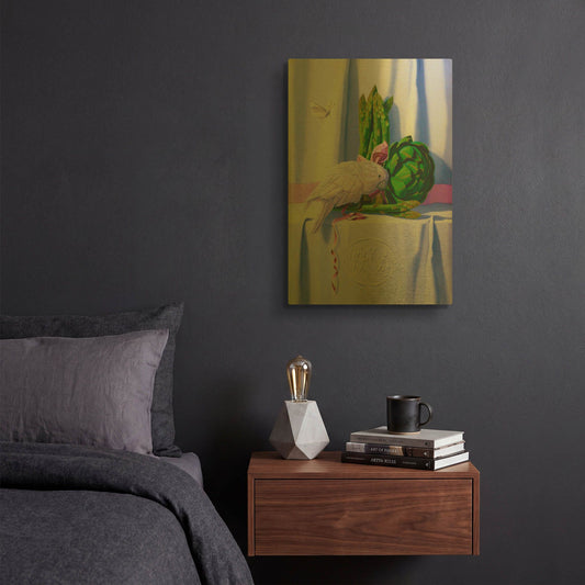 'The Immaculate Hope' By Valery Vecu Quitard Gold Metal Wall Art