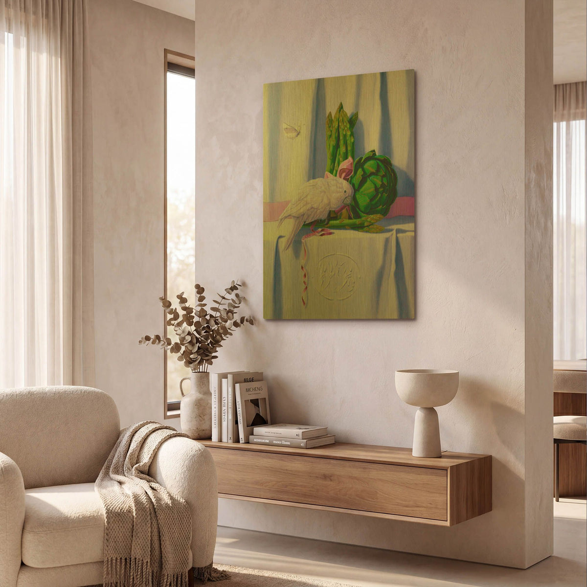 'The Immaculate Hope' By Valery Vecu Quitard Gold Metal Wall Art