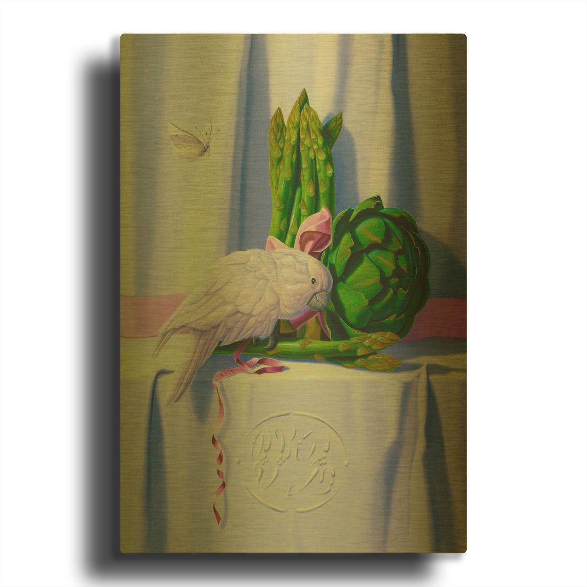'The Immaculate Hope' By Valery Vecu Quitard Gold Metal Wall Art