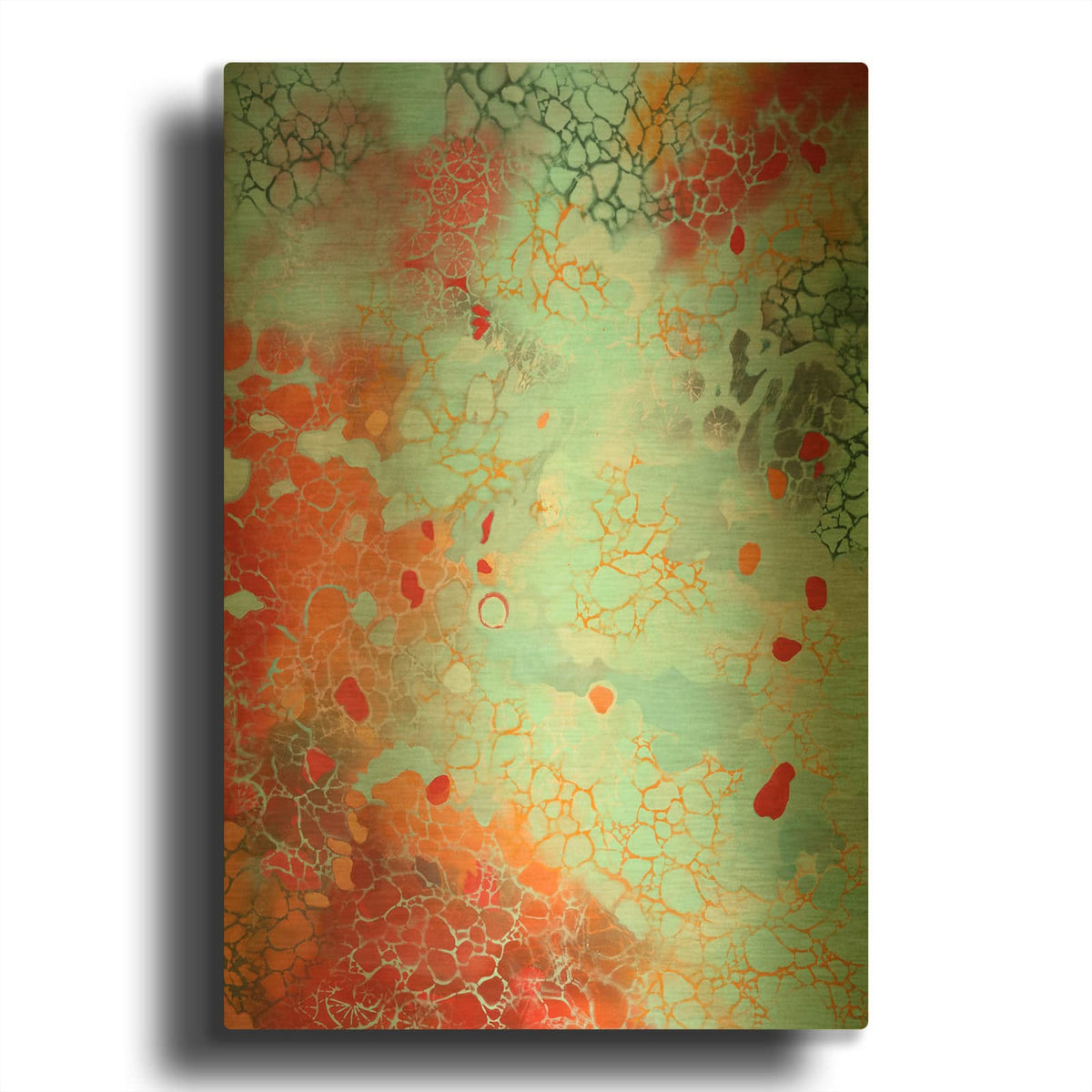 'Ocean Memories' By Judith DAgostino Gold Metal Wall Art