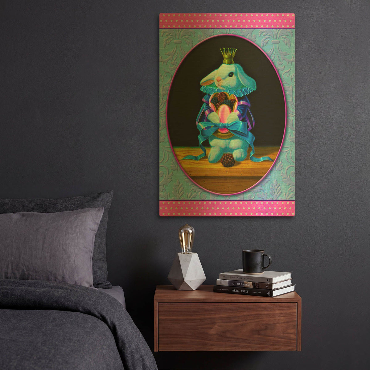 'Charlotte' By Valery Vecu Quitard Gold Metal Wall Art