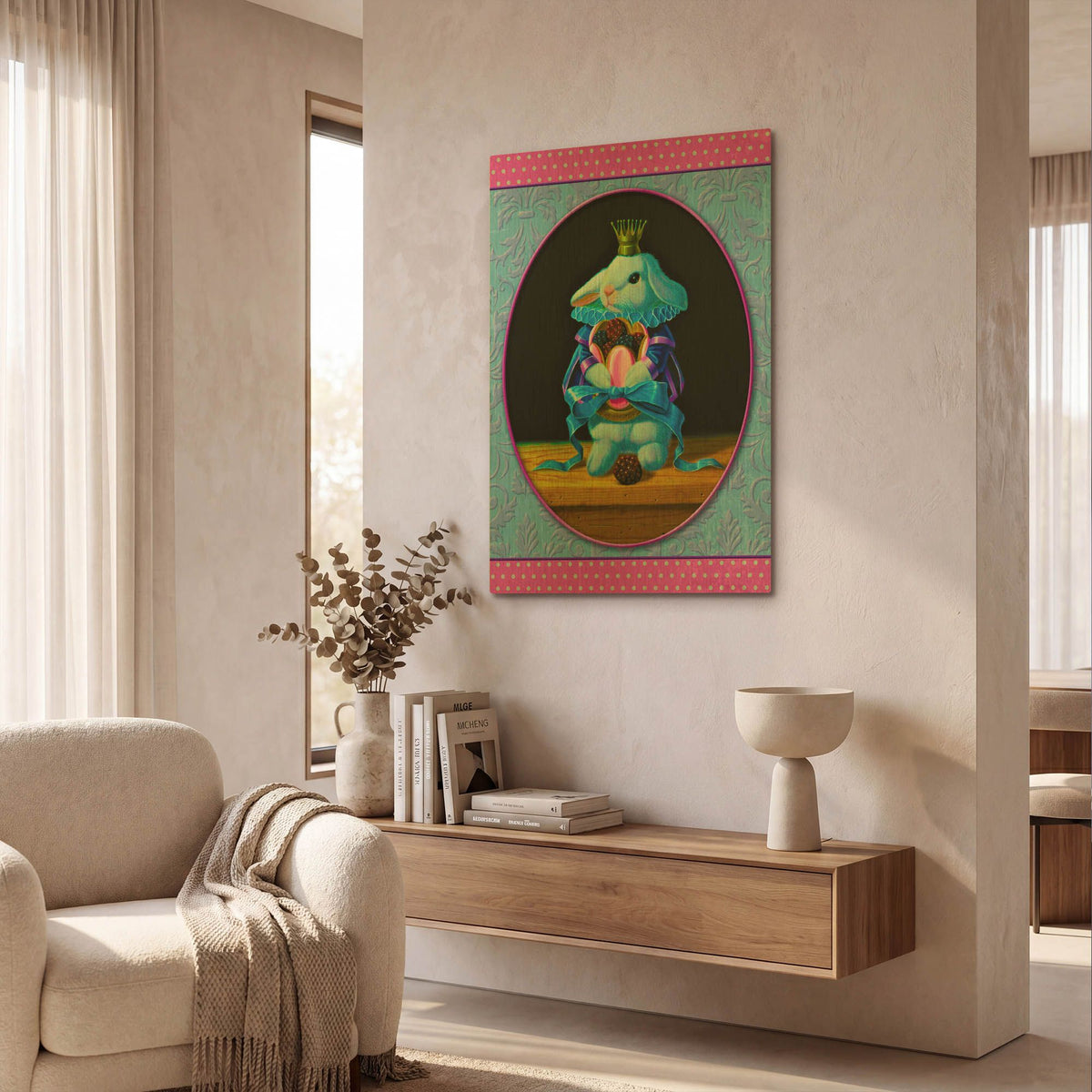 'Charlotte' By Valery Vecu Quitard Gold Metal Wall Art