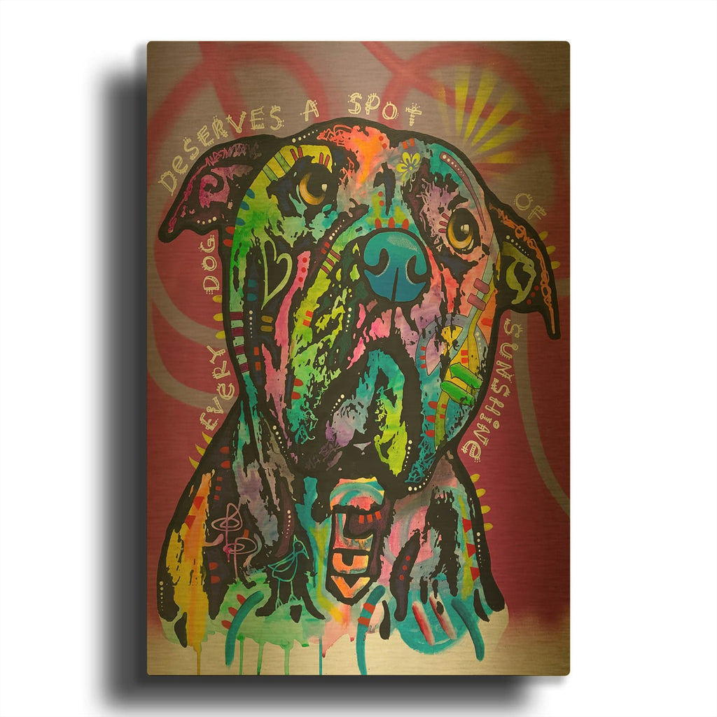 'A Spot Of Sunshine' By Dean Russo Gold Metal Wall Art