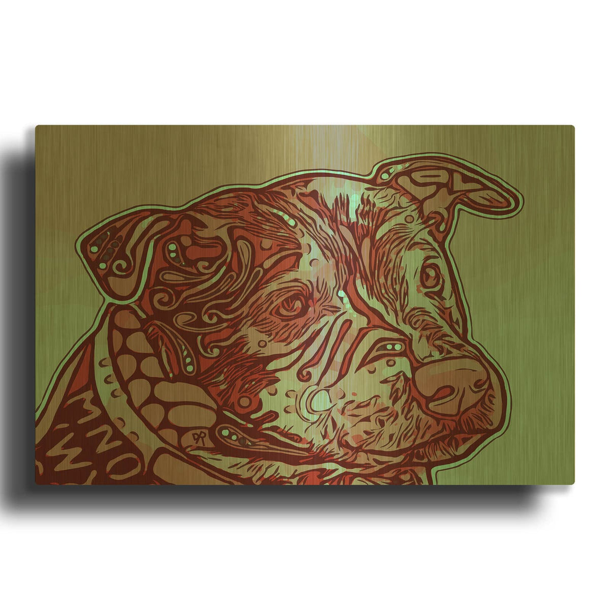 'Above All' By Dean Russo Gold Metal Wall Art