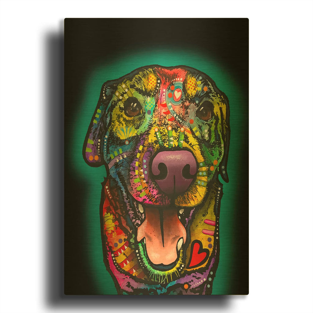 'Heart Full' By Dean Russo Gold Metal Wall Art