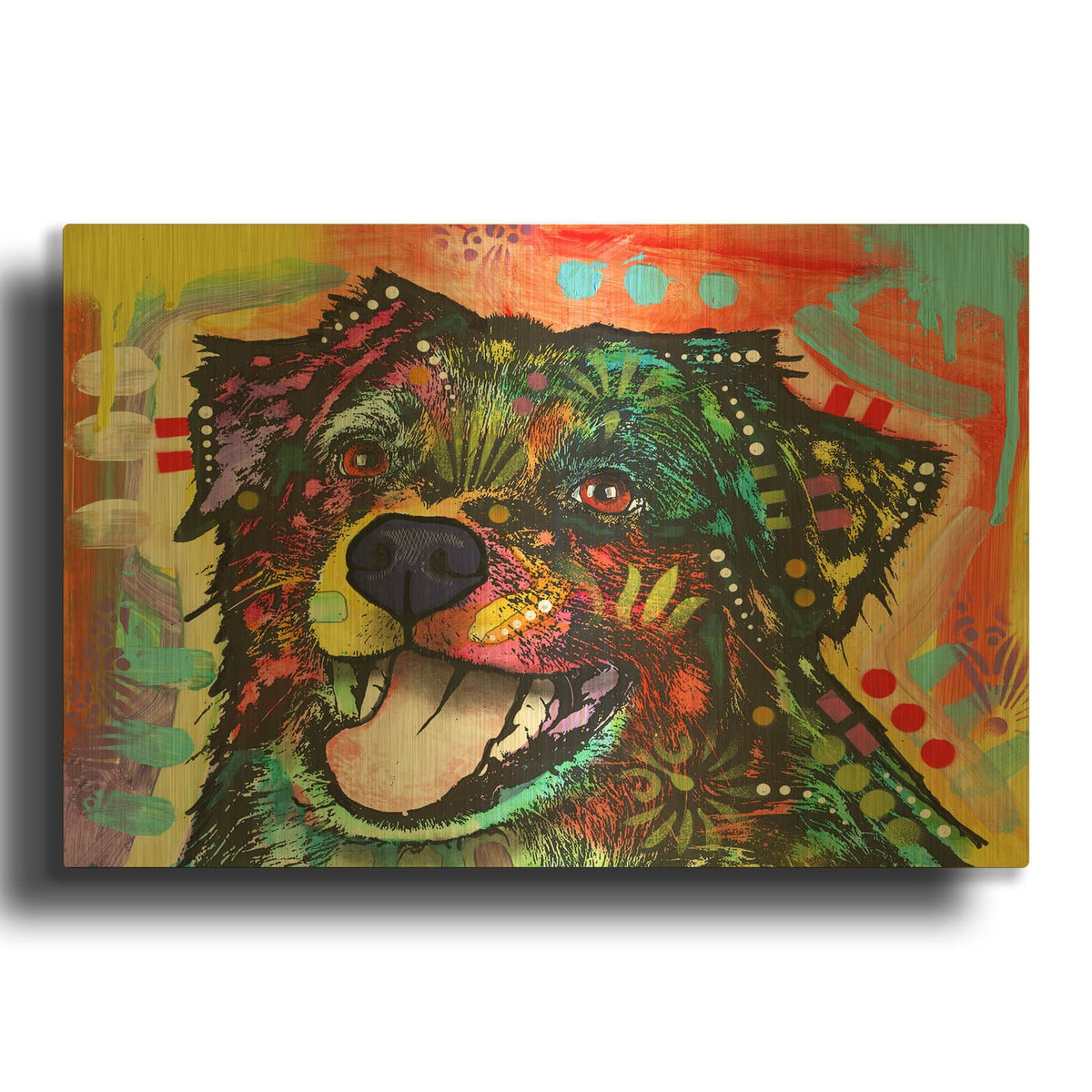 'Speak' By Dean Russo Gold Metal Wall Art