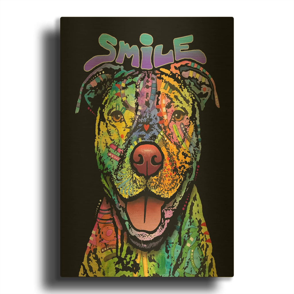 'That Smile' By Dean Russo Gold Metal Wall Art