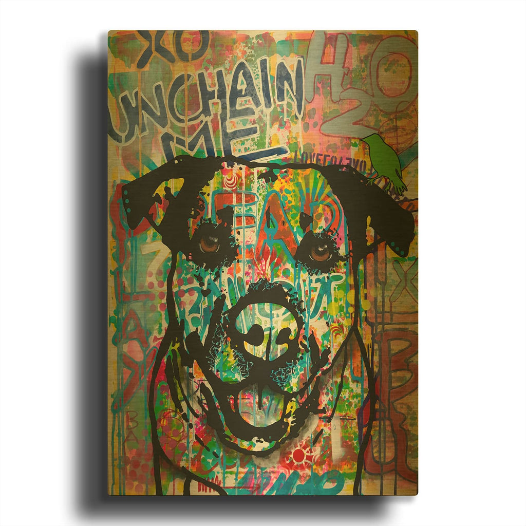 'Unchained' By Dean Russo Gold Metal Wall Art