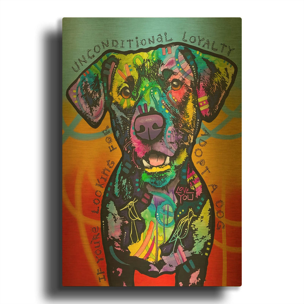 'Unconditional Loyalty' By Dean Russo Gold Metal Wall Art