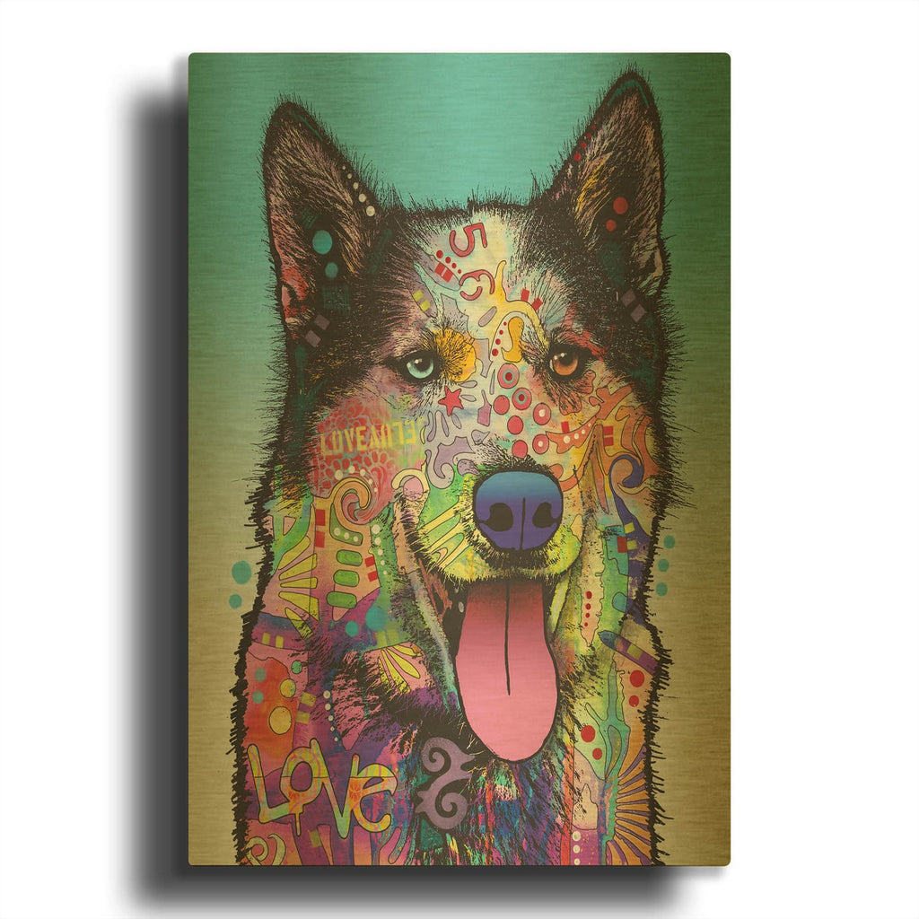 'Yukon' By Dean Russo Gold Metal Wall Art