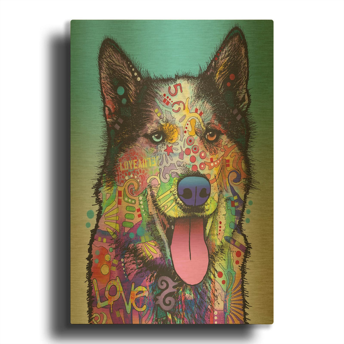 'Yukon' By Dean Russo Gold Metal Wall Art