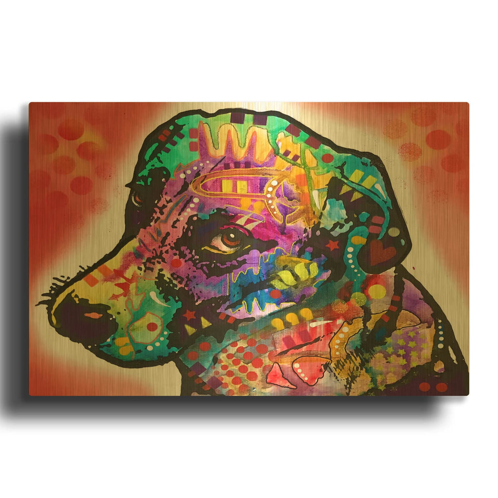 'Dont Talk' By Dean Russo Gold Metal Wall Art