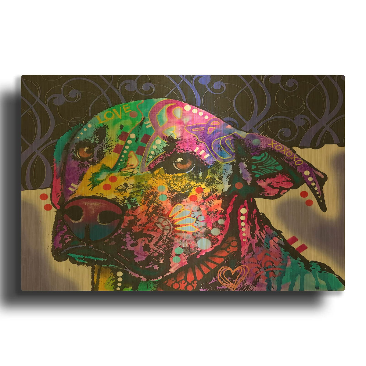 'Expression' By Dean Russo Gold Metal Wall Art