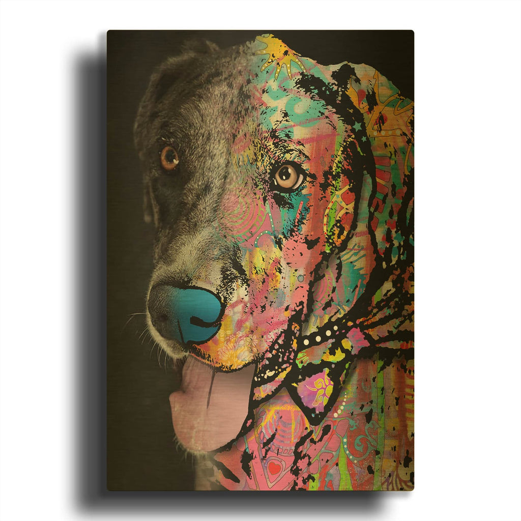 'Julie Beasley_Color' By Dean Russo Gold Metal Wall Art