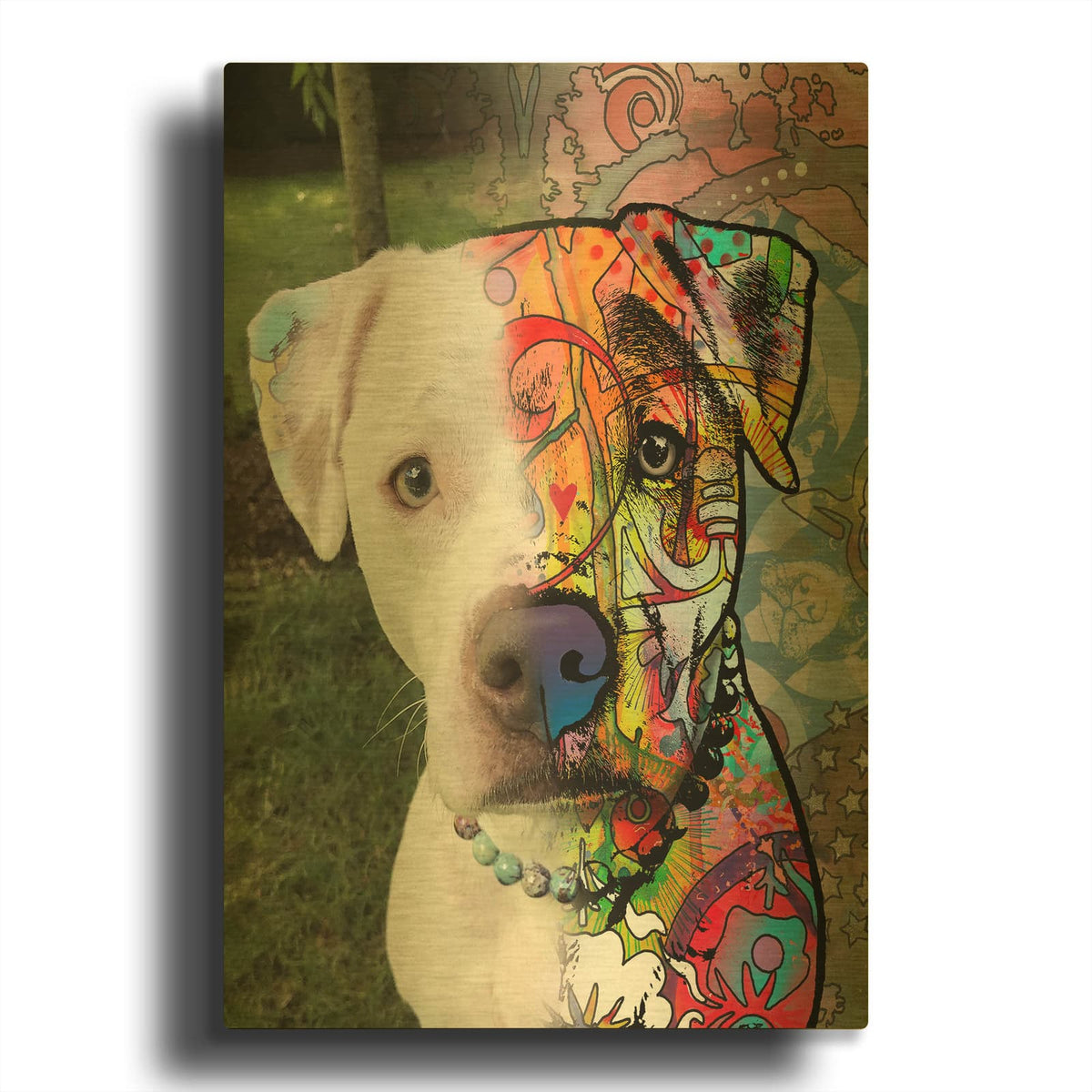 'Lorisa Vellone' By Dean Russo Gold Metal Wall Art
