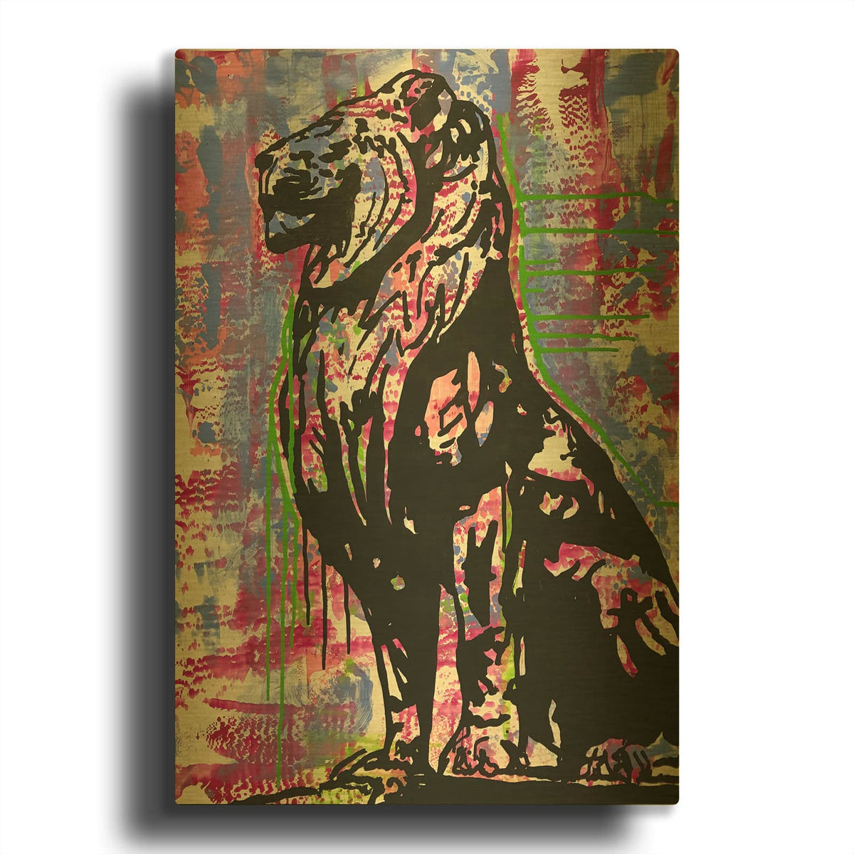 'Regal' By Dean Russo Gold Metal Wall Art