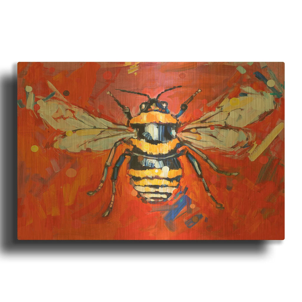 'Every Shining Flower' By Adam Swanson Gold Metal Wall Art
