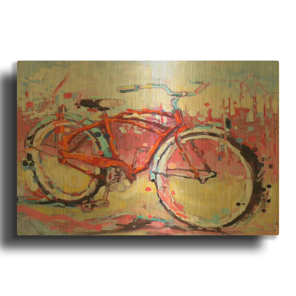 'Gentle Whisper' By Adam Swanson Gold Metal Wall Art