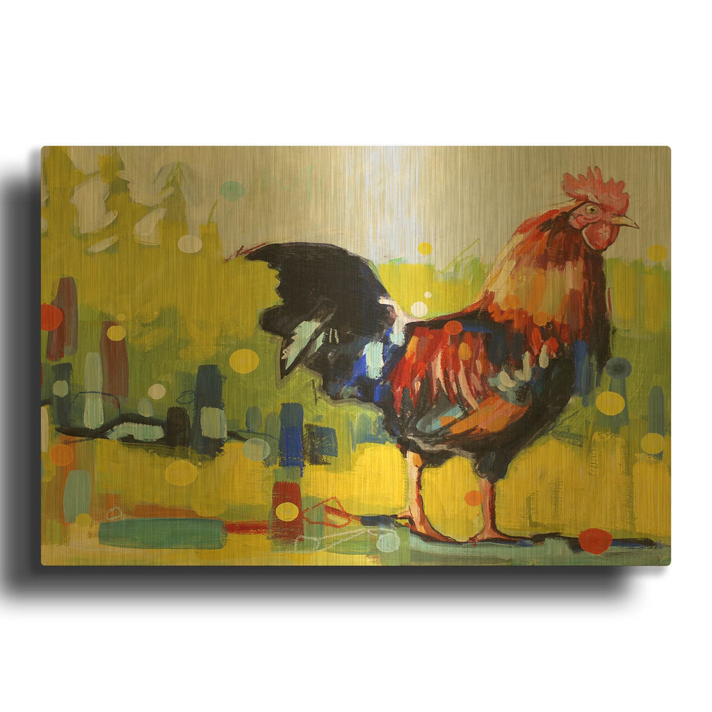 'Papa Was a Rodeo' By Adam Swanson Gold Metal Wall Art