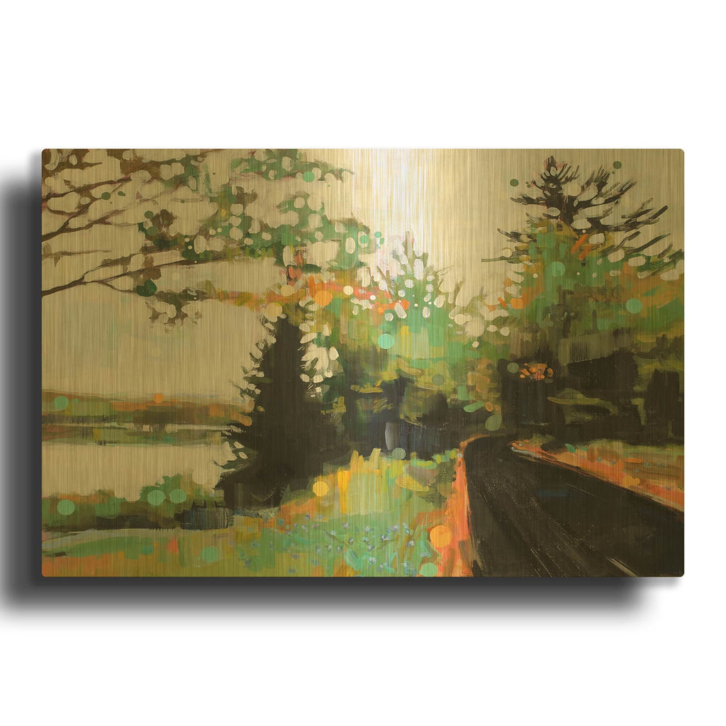 'Star Splitter' By Adam Swanson Gold Metal Wall Art