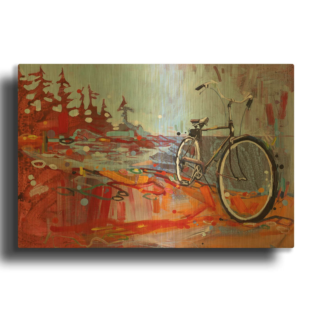 'When I Die, Set Me Free' By Adam Swanson Gold Metal Wall Art