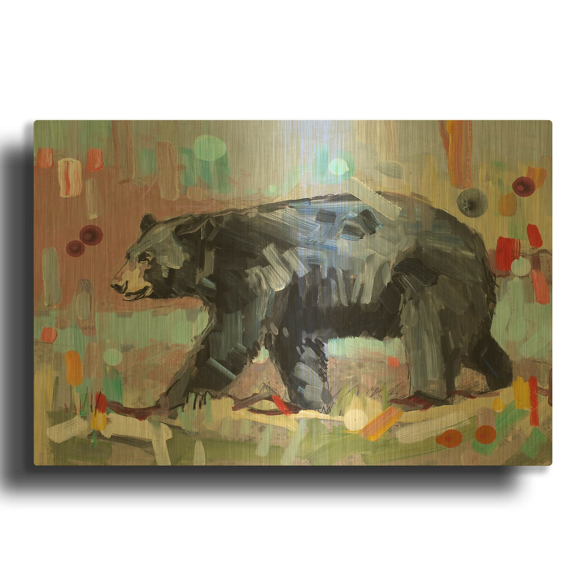 'Wild Heart' By Adam Swanson Gold Metal Wall Art