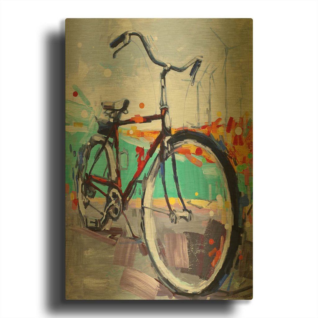 'Animal Picnic' By Adam Swanson Gold Metal Wall Art