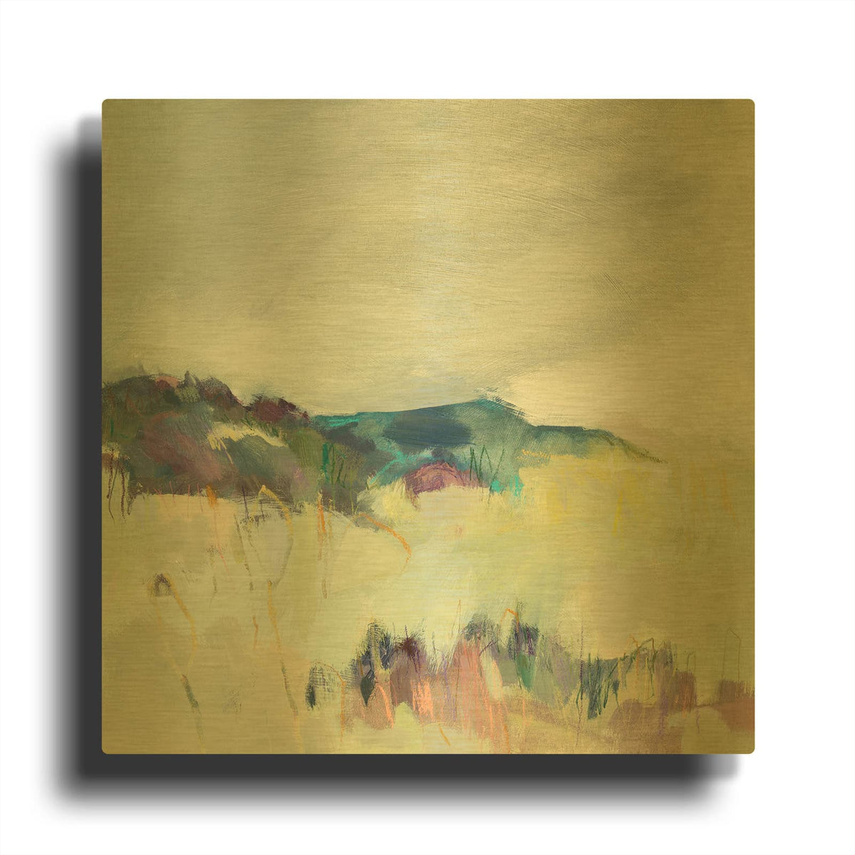 'Take a Moment' By Alice Sheridan Gold Metal Wall Art