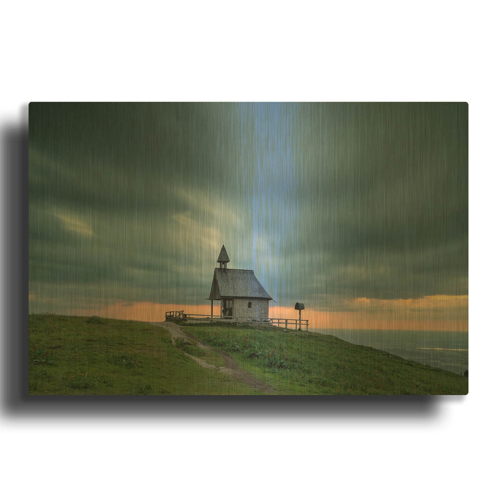 'Close To Heaven' By Anne Schneidersmann Gold Metal Wall Art
