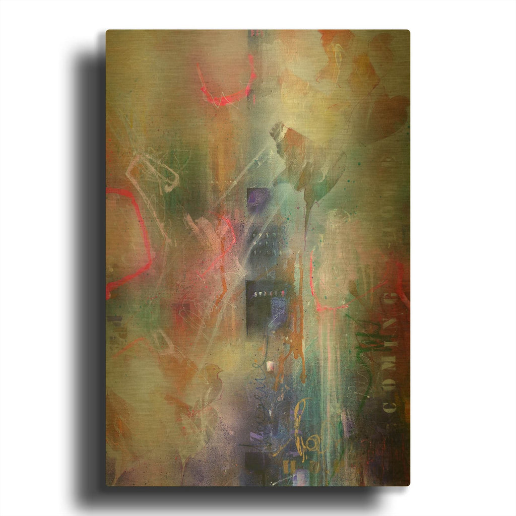 'Coming Home 3' By Bea Garding Schubert Gold Metal Wall Art