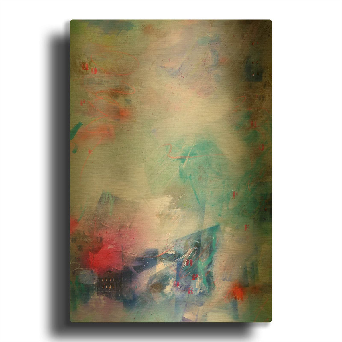 'Hope 9' By Bea Garding Schubert Gold Metal Wall Art