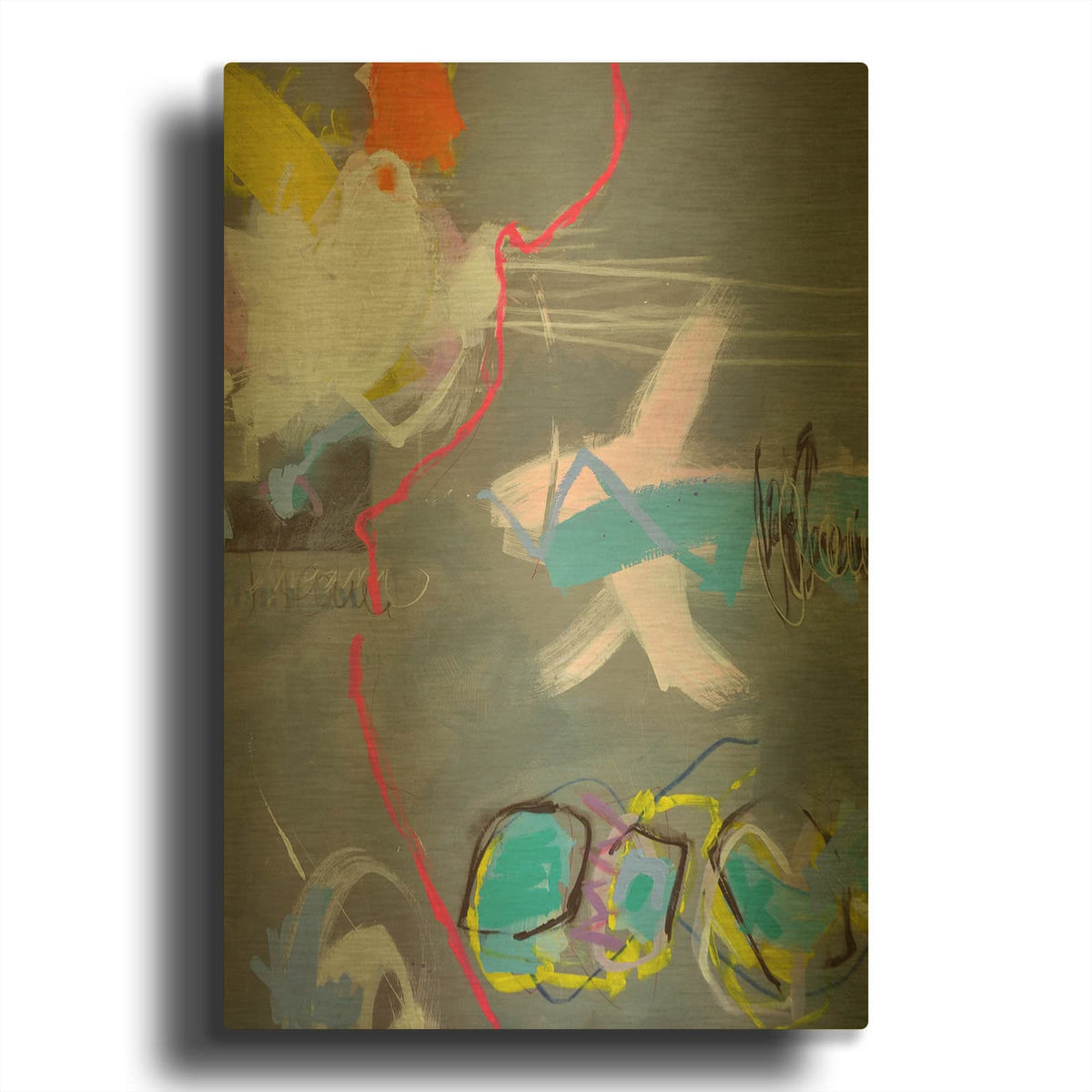'A Dream 2' By Bea Garding Schubert Gold Metal Wall Art