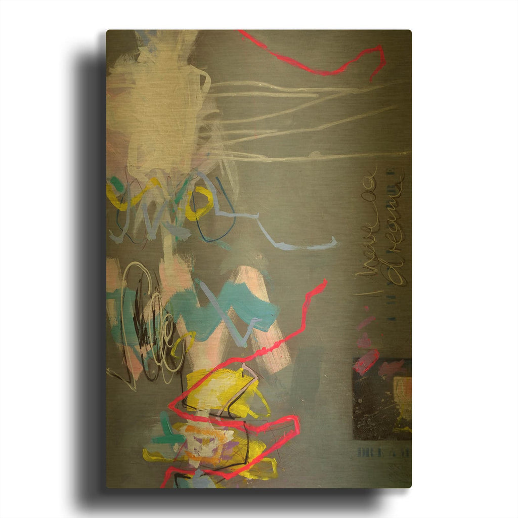 'A Dream 3' By Bea Garding Schubert Gold Metal Wall Art