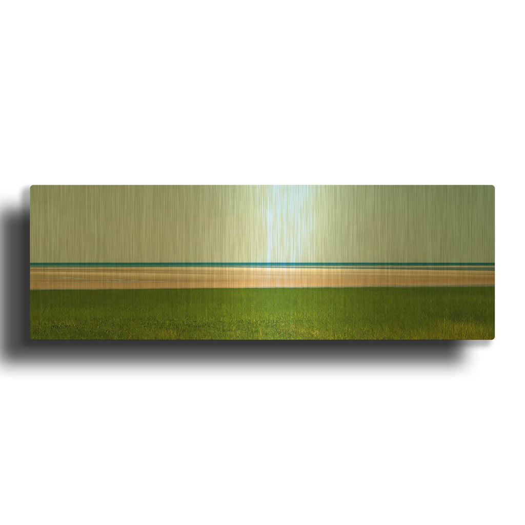 'Brewster Abstract' By Brooke T. Ryan Gold Metal Wall Art