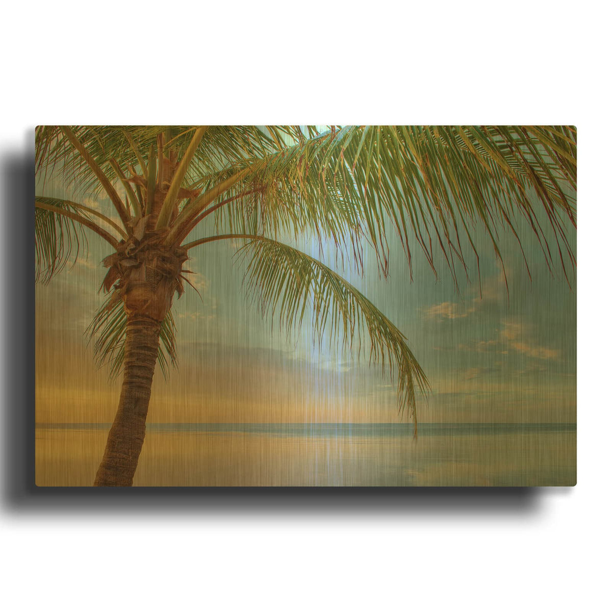 'Key West' By Brooke T. Ryan Gold Metal Wall Art
