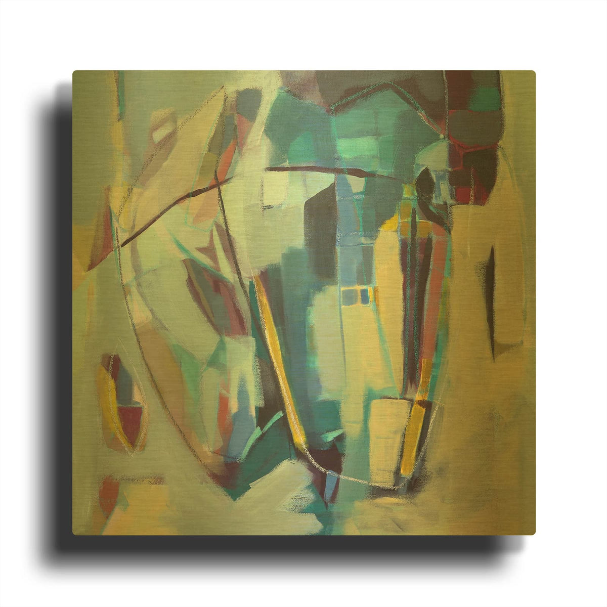 'Beyond Personal Truth' By Caroline Rufo Gold Metal Wall Art
