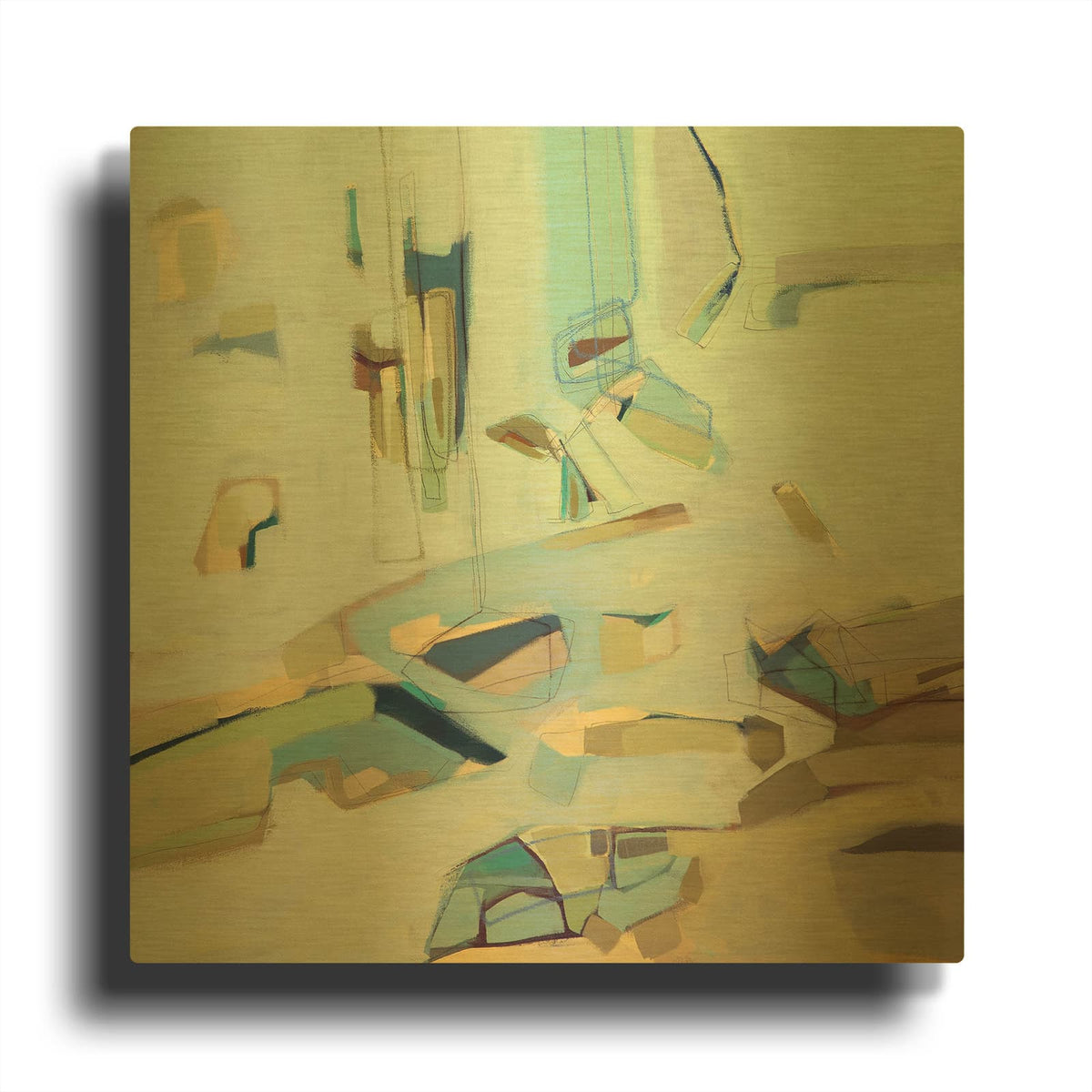 'What Can I Give' By Caroline Rufo Gold Metal Wall Art