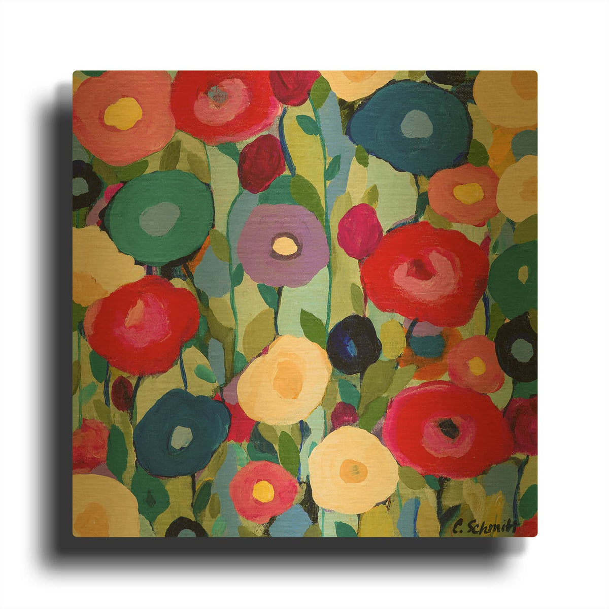 'Summer Solstice' By Carrie Schmitt Gold Metal Wall Art