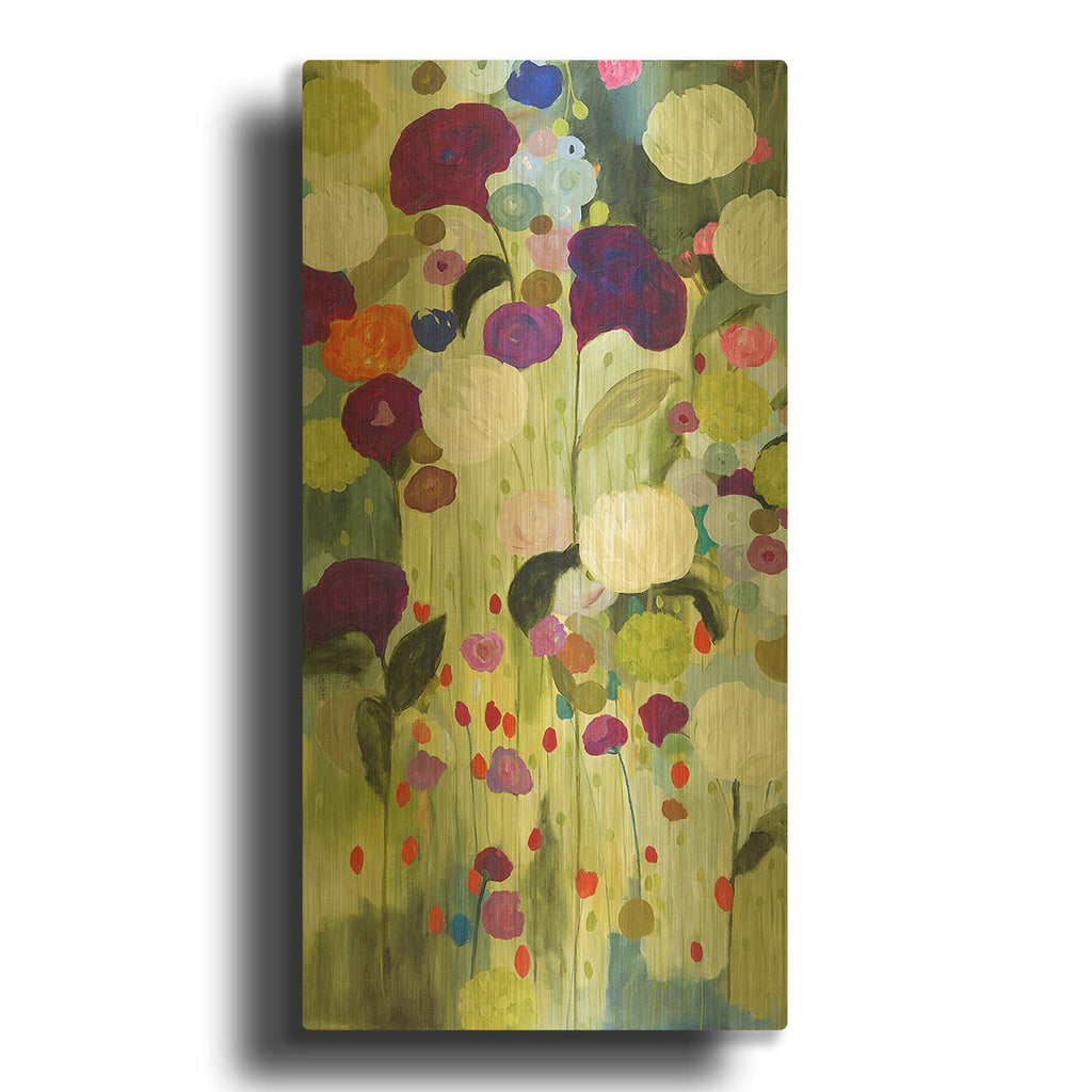 'How Peace Feels' By Carrie Schmitt Gold Metal Wall Art