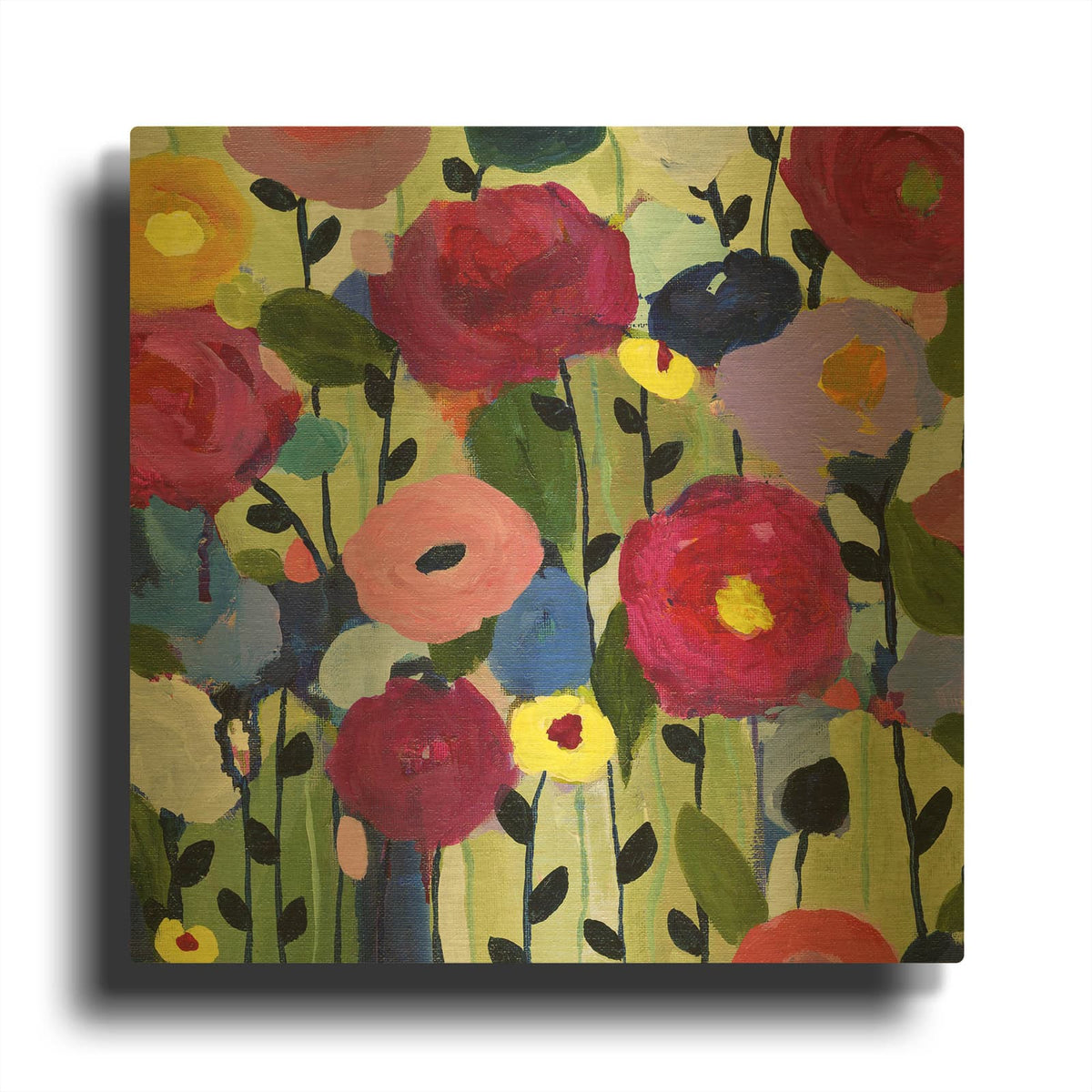'Prayer Garden' By Carrie Schmitt Gold Metal Wall Art