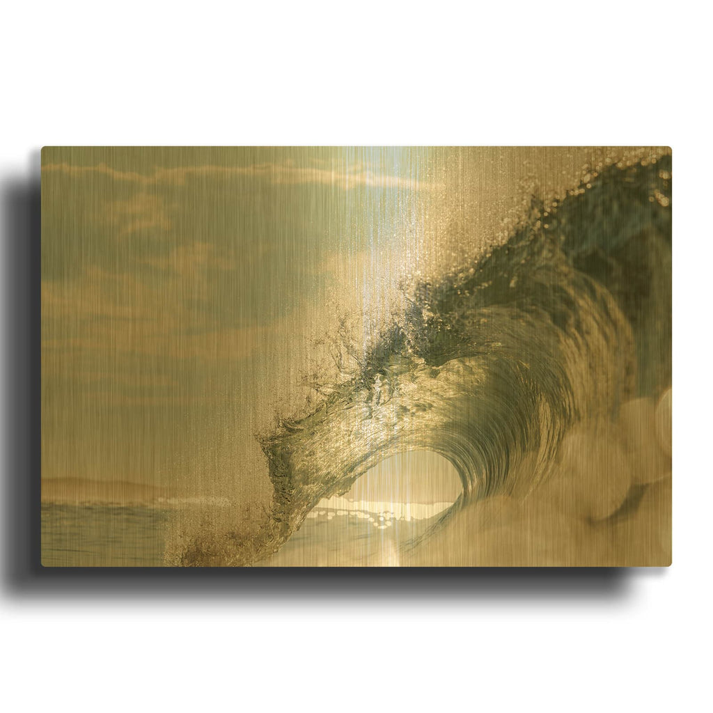 'Glitz' By David A. Sieczkiewicz Gold Metal Wall Art