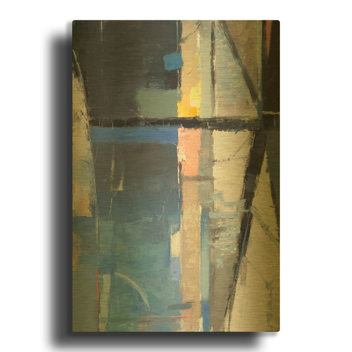 'Woodlands 63' By David Michael Slonim Gold Metal Wall Art