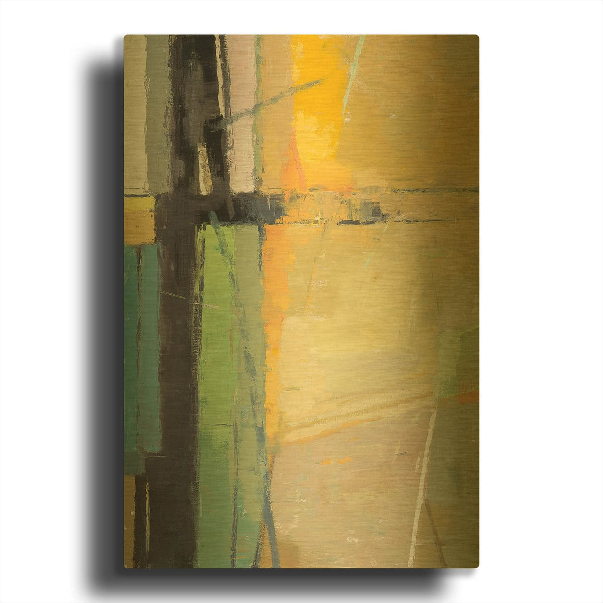 'Woodlands 59' By David Michael Slonim Gold Metal Wall Art