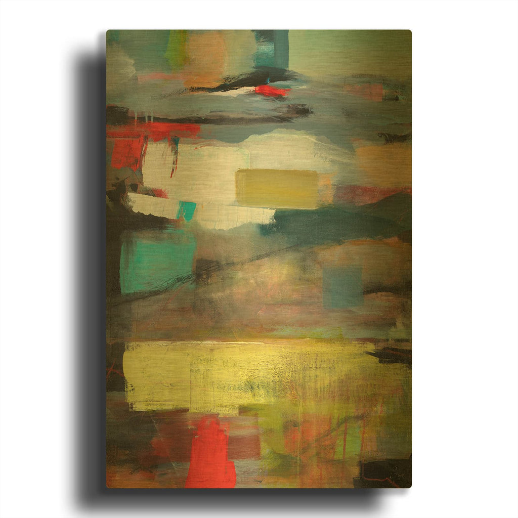 'Water' By Deanna Schuerbeke Gold Metal Wall Art