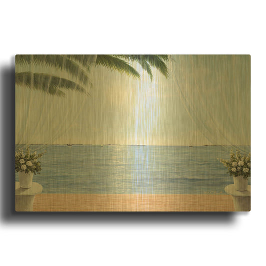 'My Blue Heaven' By Diane Romanello Gold Metal Wall Art