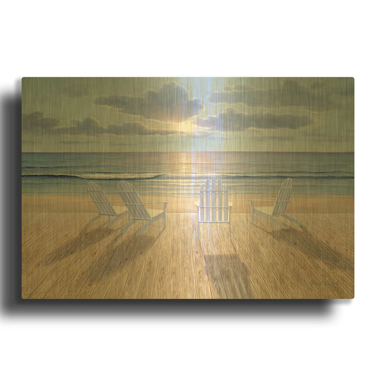 'R762D - Friends & Lovers' By Diane Romanello Gold Metal Wall Art