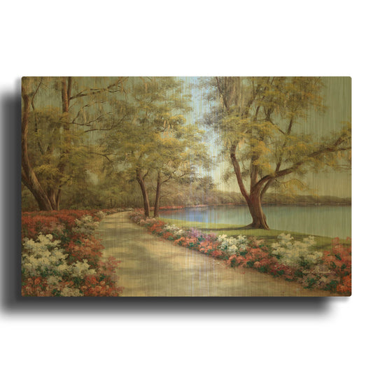 'R776D - Sentimental Journey' By Diane Romanello Gold Metal Wall Art